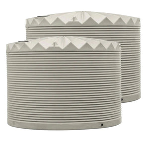DEAL27KX2EH- Tanks-2 x 27,000L Rainwater Tanks-Evening Haze (SummerShade™) - Austral Ag