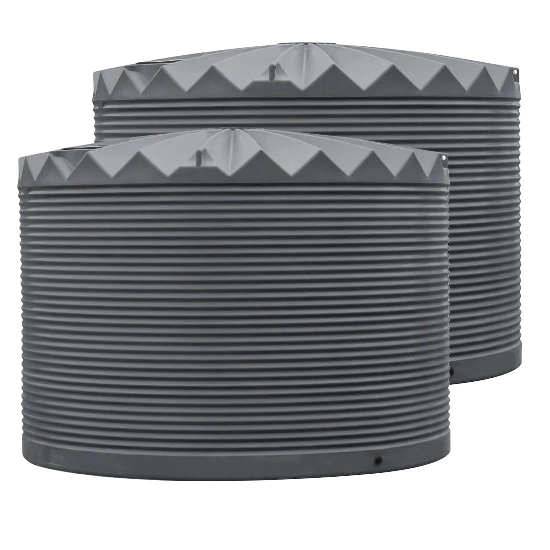 DEAL27KX2IS- Tanks-2 x 27,000L Rainwater Tanks-Metal Grey (Ironstone™) - Austral Ag