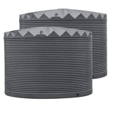 DEAL27KX2IS- Tanks-2 x 27,000L Rainwater Tanks-Metal Grey (Ironstone™) - Austral Ag