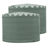 DEAL27KX2MG- Tanks-2 x 27,000L Rainwater Tanks-Mist Green (Pale Eucalypt™) - Austral Ag