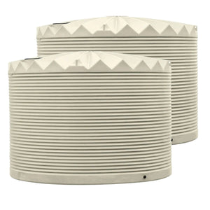 DEAL27KX2SC- Tanks-2 x 27,000L Rainwater Tanks-Smooth Cream (Classic Cream™) - Austral Ag