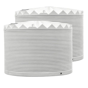 DEAL27KX2TW- Tanks-2 x 27,000L Rainwater Tanks-Tank White (Surfmist™) - Austral Ag