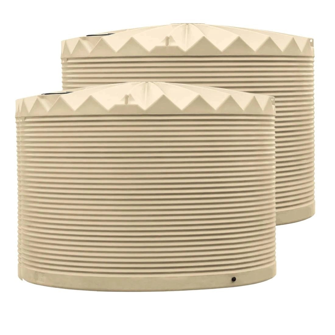 DEAL27KX2WT- Tanks-2 x 27,000L Rainwater Tanks-Wheat (Harvest™) - Austral Ag