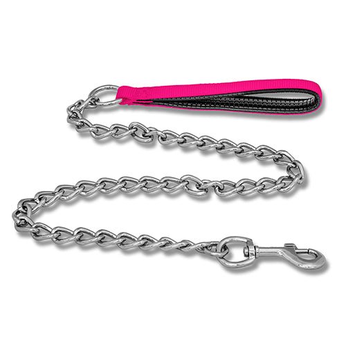 Dog Chain Lead with Padded Handle - Animal Accessories - Austral Ag