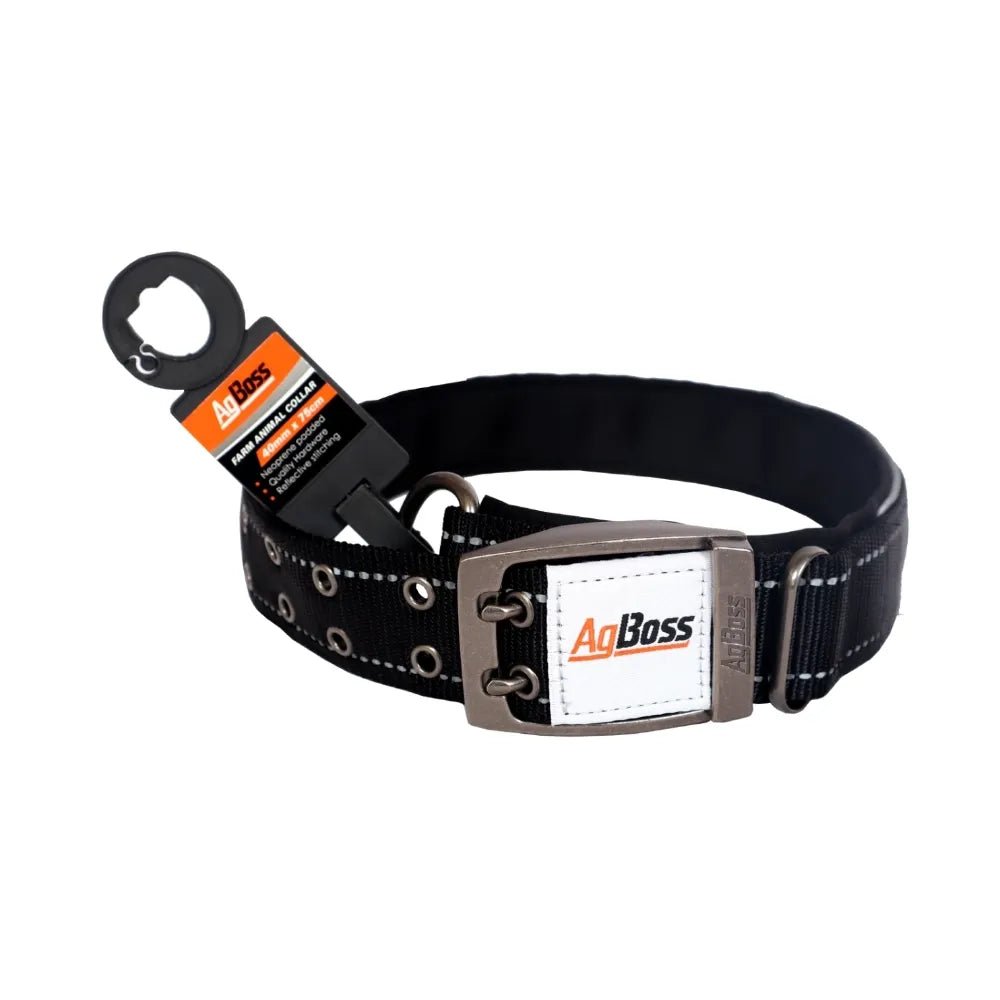18286 - Animal Accessories - Dog Collar - Black - 30" - Austral Ag