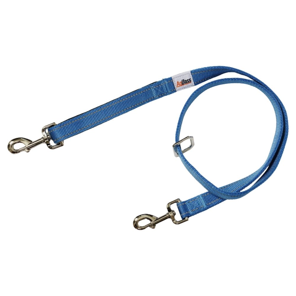 18924 - Animal Accessories - Dog Lead Double Ended - Blue - Austral Ag