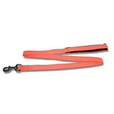 14190 - Animal Accessories - Dog Lead Webbing Reflective Strips - Orange - 120cm x 15mm - Austral Ag