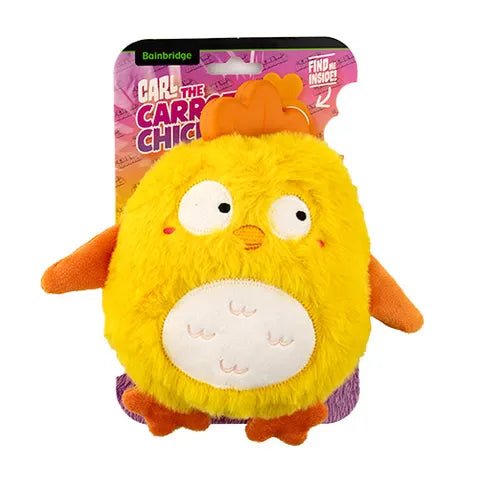 Dog Toy - Chew Buddies - Carl The Carrot Chicken - Animal Accessories - Austral Ag