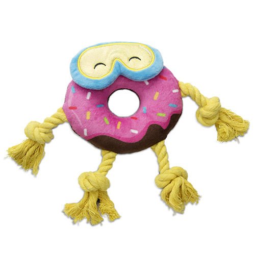 Dog Toy - Plush Pups - Duncan the Donut - Animal Accessories - Austral Ag