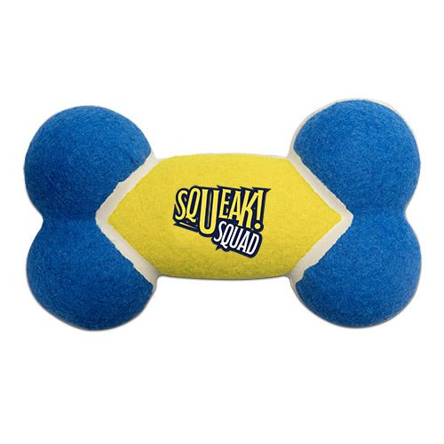 Dog Toy - Squeak Squad - Tennis Bone - Animal Accessories - Austral Ag