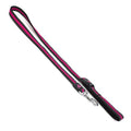 14224 - Animal Accessories - Double Layer Reflective Mesh Cafe Lead - Pink - 2.5cm x 120cm - Austral Ag