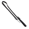 14221 - Animal Accessories - Double Layer Reflective Mesh Cafe Lead - Black - 2.5cm x 120cm - Austral Ag