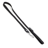 14221 - Animal Accessories - Double Layer Reflective Mesh Cafe Lead - Black - 2.5cm x 120cm - Austral Ag