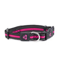 14218 - Animal Accessories - Double Layer Reflective Mesh Collar - Pink - Large - Austral Ag