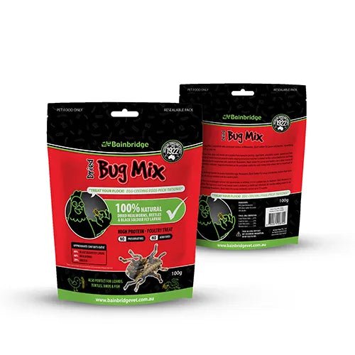 Dried Mealworms & Bug Mix - Supplementation - Austral Ag