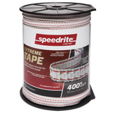 11238 - Fencing - Extreme Politape Electric Fencing Poly Tape White - 400m - Austral Ag