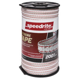 11242 - Fencing - Extreme Politape Electric Fencing Poly Tape White - 200m - Austral Ag