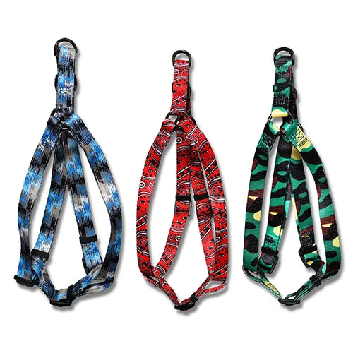 Adjustable Nylon Printed Harness 30cm50cm Animal Accessories Bainbridge 30cm-50cm Blue 