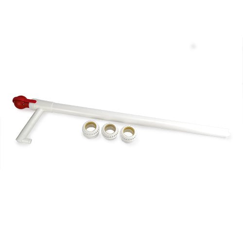 13381 - Hardware - Ezi Action Standard Drum Pump - 200L - Red - Austral Ag