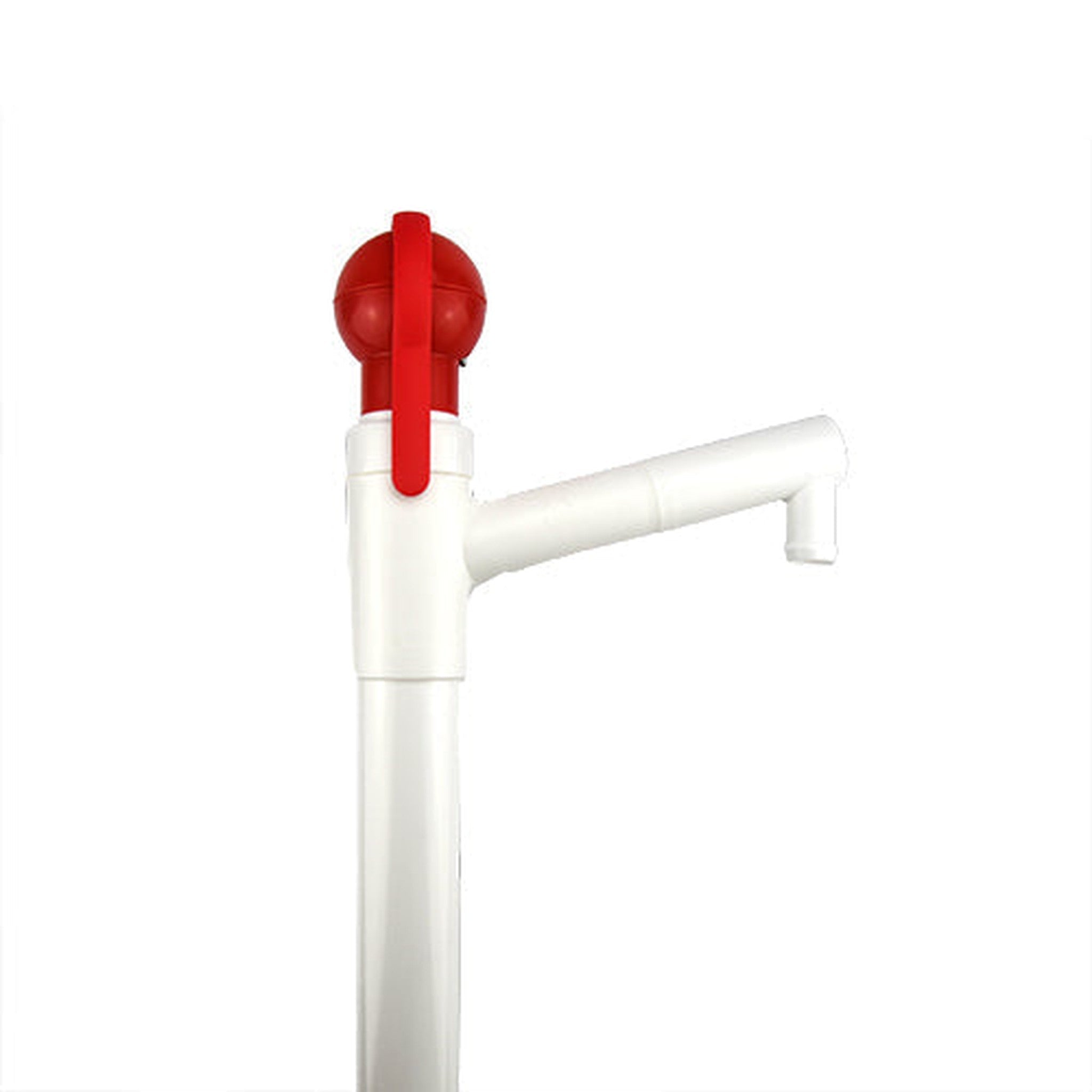 13381 - Hardware - Ezi Action Standard Drum Pump - 200L - Red - Austral Ag