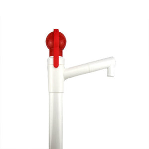 13381 - Hardware - Ezi Action Standard Drum Pump - 200L - Red - Austral Ag