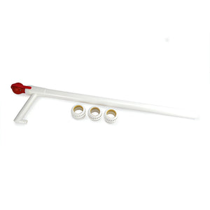13378 - Hardware - Ezi Action Standard Drum Pump - 20/25/30L - Red - Austral Ag