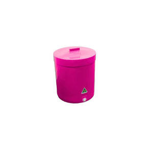 18009 - Animal Accessories - Feed Grazer Bin + Lid WITHOUT Inserts - Pink - Austral Ag