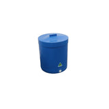 18004 - Animal Accessories - Feed Grazer Bin + Lid WITHOUT Inserts - Blue - Austral Ag