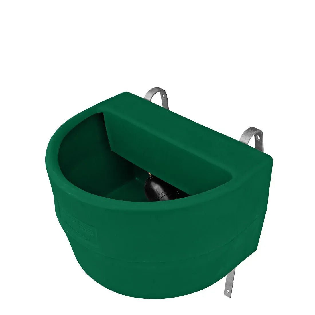 16159 - Livestock - Fence Drinker with Float, Cover and 2” Bung - 45L - Green - Austral Ag