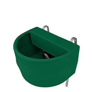 16159 - Livestock - Fence Drinker with Float, Cover and 2” Bung - 45L - Green - Austral Ag