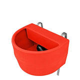 16162 - Livestock - Fence Drinker with Float, Cover and 2” Bung - 45L - Red - Austral Ag