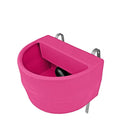 16160 - Livestock - Fence Drinker with Float, Cover and 2” Bung - 45L - Pink - Austral Ag