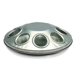 15443 - Animal Accessories - Galvanised Chick Feeder - 8 Hole - Austral Ag