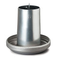 14687 - Animal Accessories - Galvanised Turkey Feeder - 18kg - Austral Ag