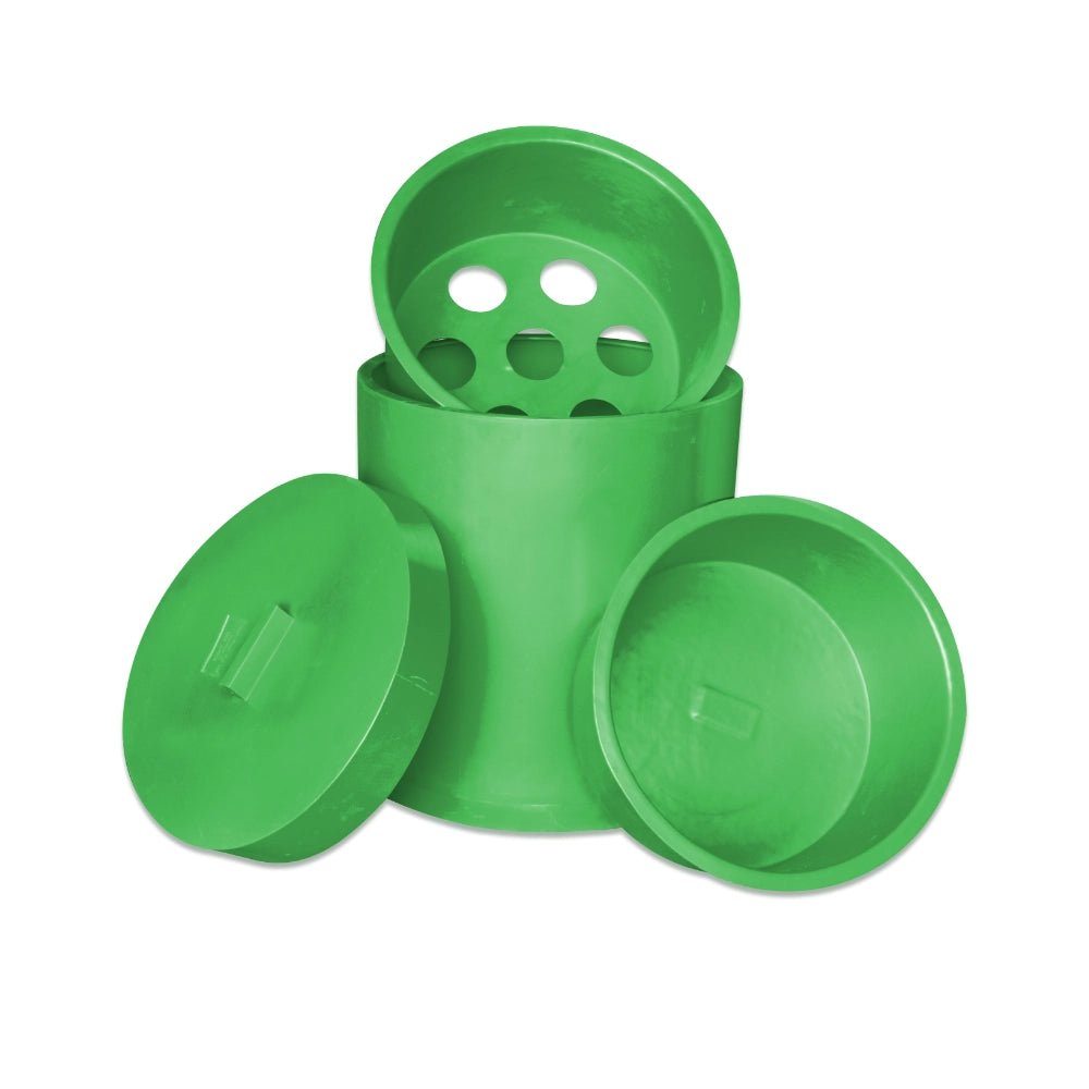 Grazer Feed Bin with Hay and Water Inserts & Lid - Animal Accessories - Austral Ag