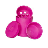 18015 - Animal Accessories - Grazer Feed Bin with Hay and Water Inserts & Lid - Pink - Austral Ag