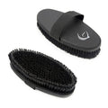 11453 - Animal Accessories - Gripping Body Brush - Medium/Hard Bristles - Black - Austral Ag
