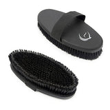 11453 - Animal Accessories - Gripping Body Brush - Medium/Hard Bristles - Black - Austral Ag