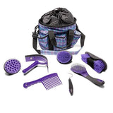 15357 - Animal Accessories - Grooming Kit Pattern - Purple - Austral Ag