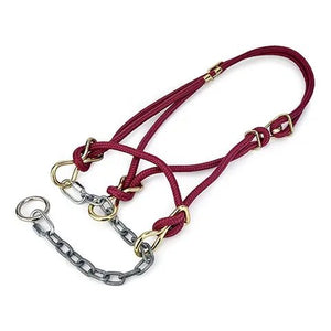 13079 - Animal Accessories - Hackamore Halter Calf - Maroon - Austral Ag