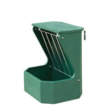 16165 - Livestock - Hayrack with Feed Bin and Lid - Green - Austral Ag