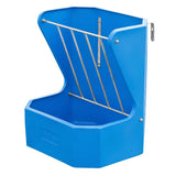 16172 - Livestock - Hayrack with Feed Bin no lid - Blue - Austral Ag