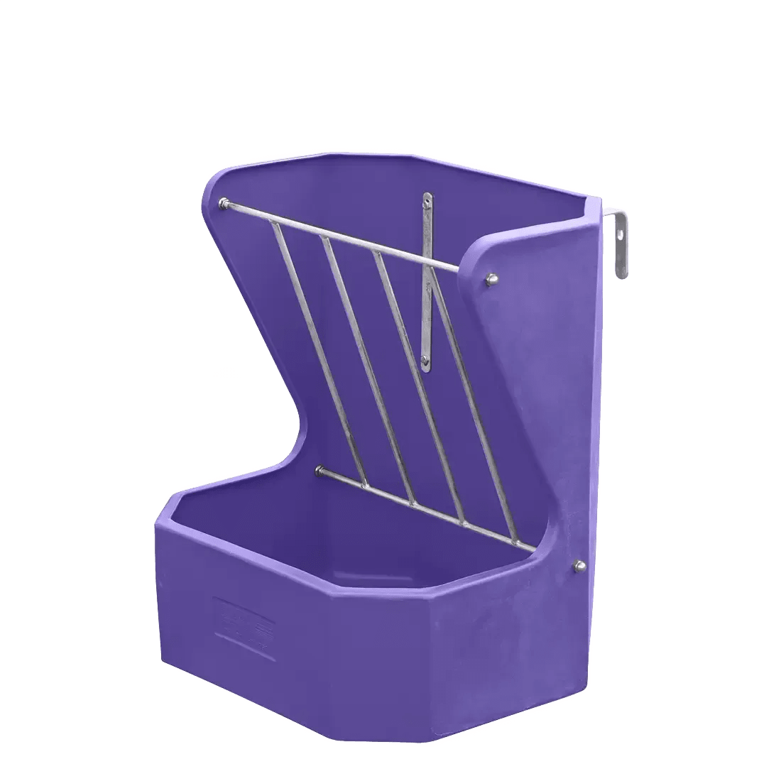 16176 - Livestock - Hayrack with Feed Bin no lid - Purple - Austral Ag