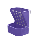 16176 - Livestock - Hayrack with Feed Bin no lid - Purple - Austral Ag