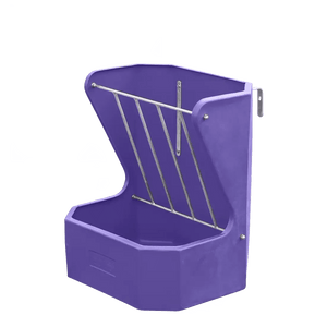 16176 - Livestock - Hayrack with Feed Bin no lid - Purple - Austral Ag