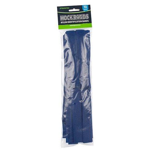 18581 - Livestock - Hock Bands Nylon 10 Pk - Blue - Austral Ag