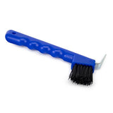 11475 - Animal Health - Hoof Pick with Brush - Blue - Austral Ag