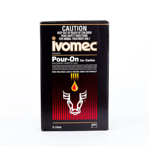 10181 - Animal Health - Ivomec Pour On for Cattle - 5L - Austral Ag