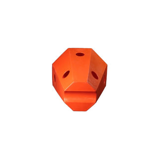18511 - Animal Accessories - "Jump & Munch" Cavaletti Block & Slow Feeder - Orange - Austral Ag