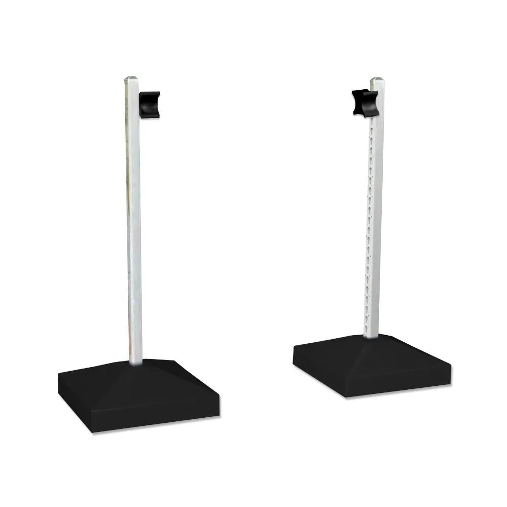 18065 - Animal Accessories - Jump Wing Keyhole Square Base & Cup 1pr - Black - 1 - Austral Ag